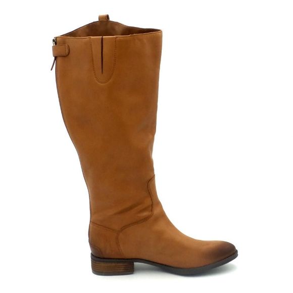 Sam Edelman Tall Shaft Boots Penny Wide Calf Whiskey - Medium - Picture 1 of 5